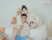 孕婦寫真|一室光暖，兩人世界即將成為三人行